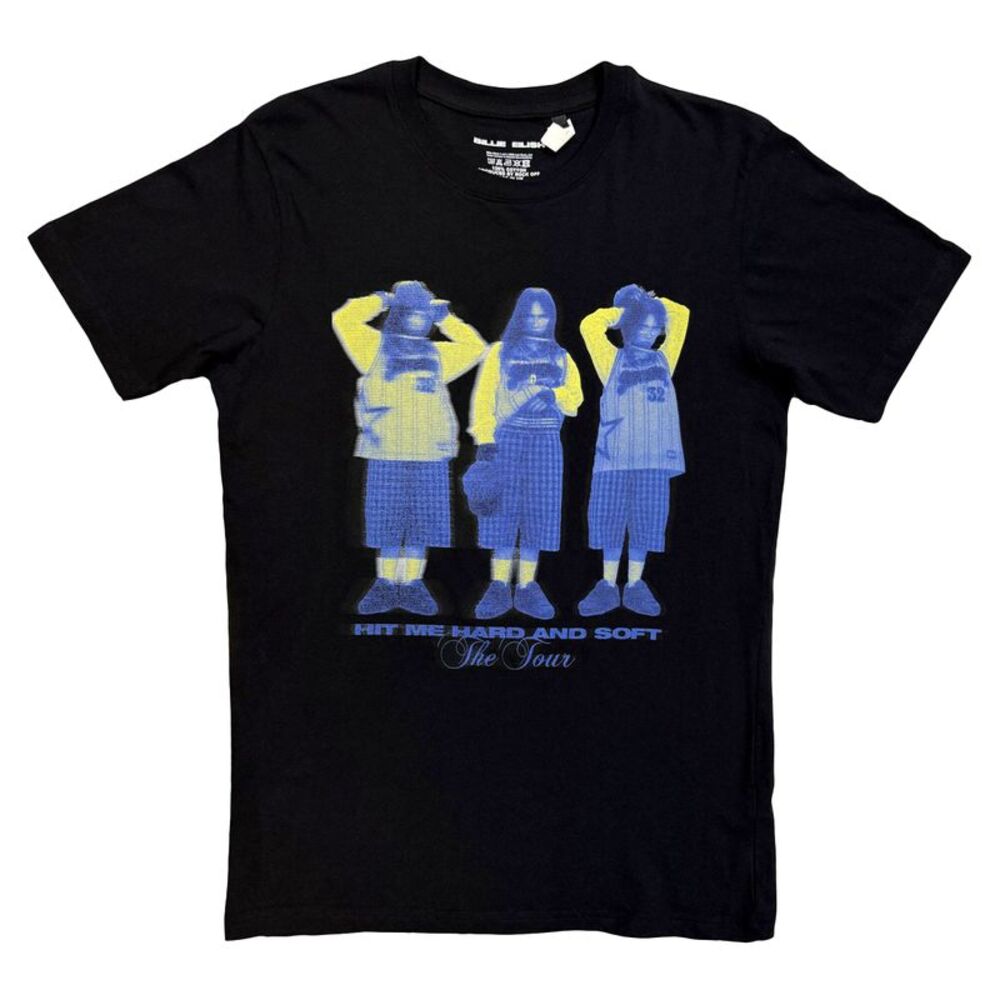 Billie Eilish Unisex Adult Blurred Stand T-Shirt / Black